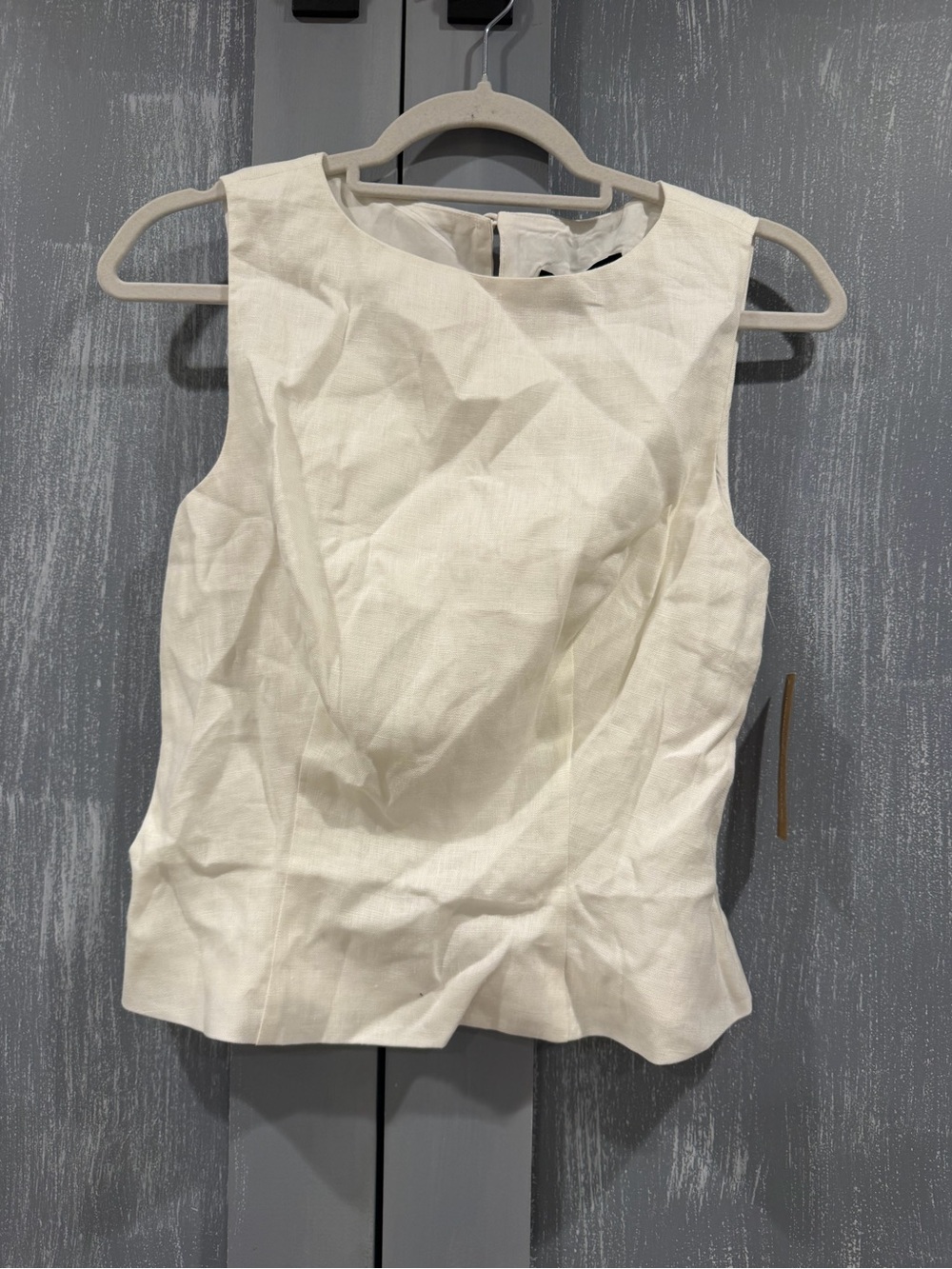 Few Moda Aveline White Linen Two-Piece Set – Size 4 NWT - Picture 8 of 10